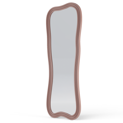 Lustro wiszące Grezzo 60x160, nieregularne, mocha mousse