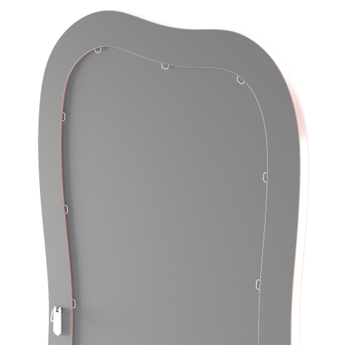 Lustro wiszące Grezzo 60x160, nieregularne, mocha mousse