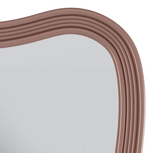 Lustro wiszące Grezzo 60x160, nieregularne, mocha mousse