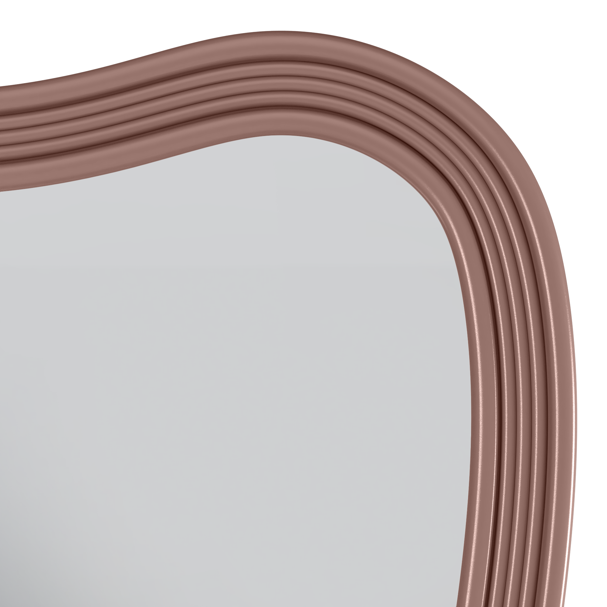 Lustro wiszące Grezzo 60x160, nieregularne, mocha mousse