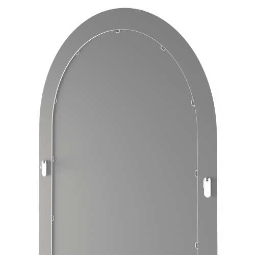 Lustro wiszące Grezzo 70x175 cm, kształt łuku, białe