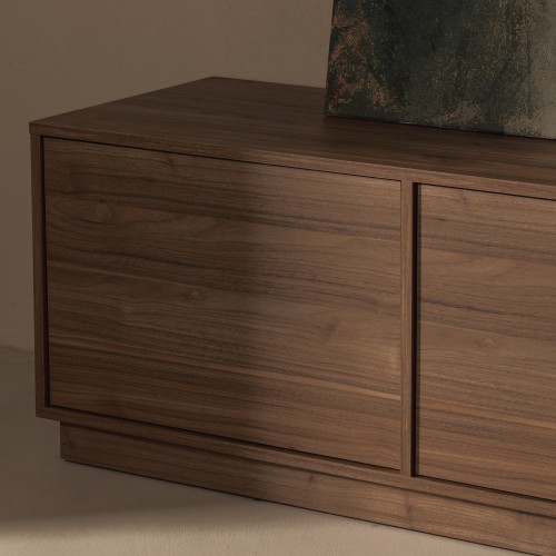 Szafka RTV 220 cm Japandi orzech royal – szafka pod telewizor