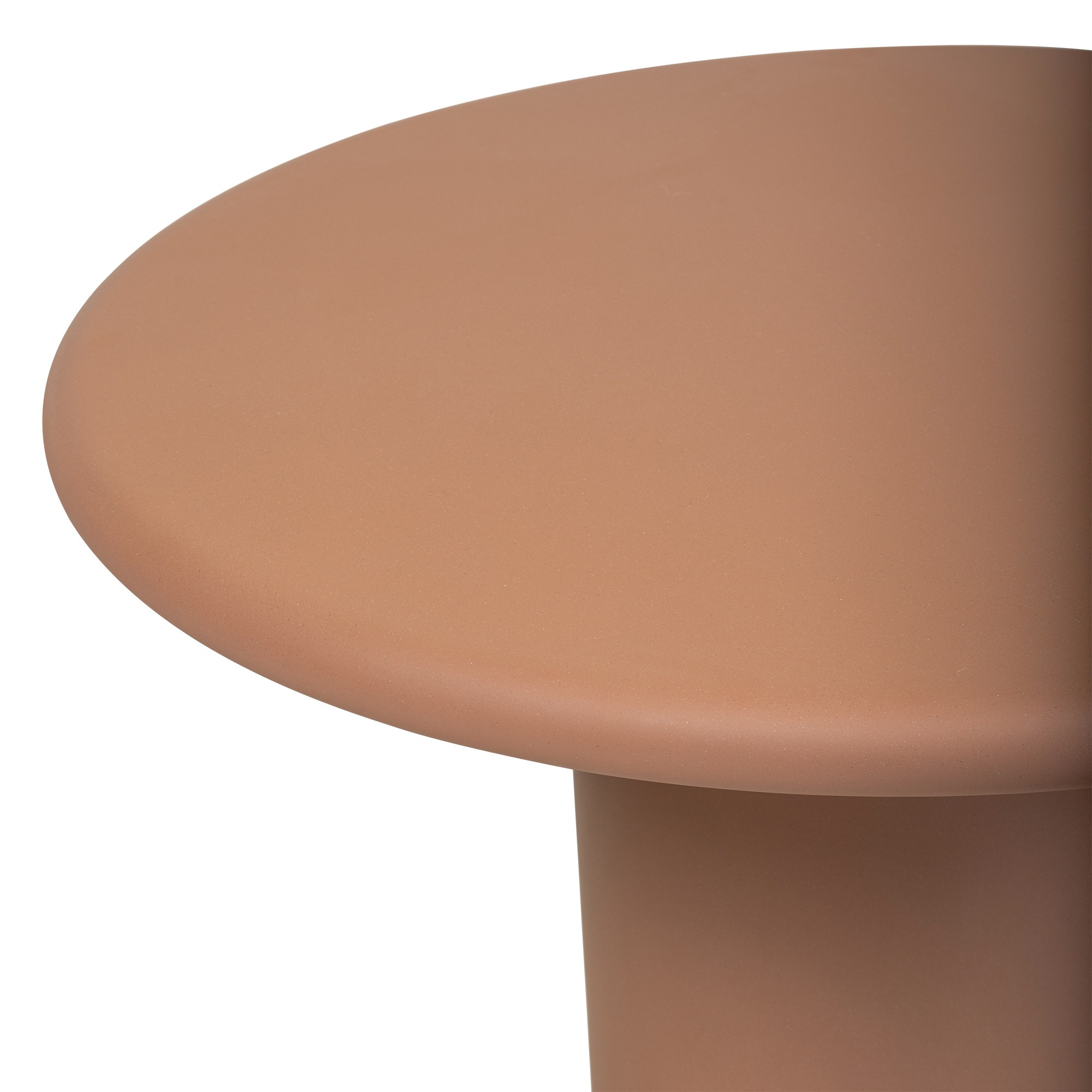 Stół ogrodowy Vibonis 100 cm, okrągły, cementowy, terakota