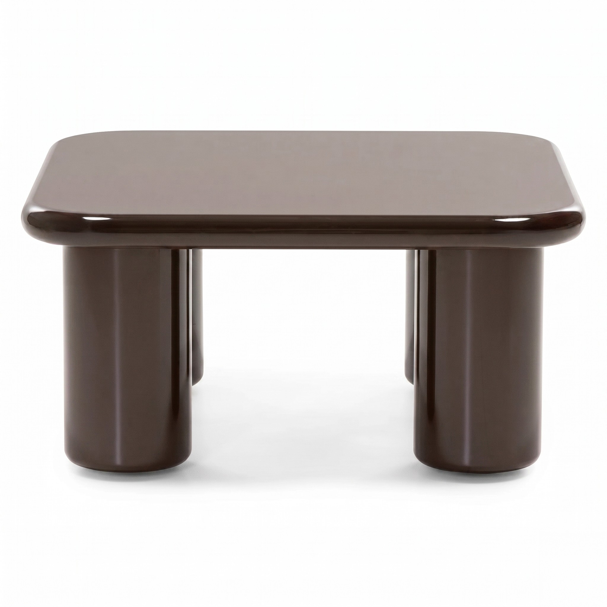 Stolik kawowy Cherry 70 cm,  chocolate, glossy