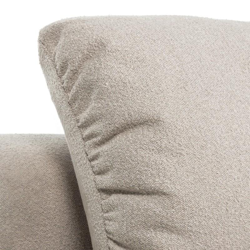 Moduł środkowy Agio 150 cm, szarobeżowy, boucle