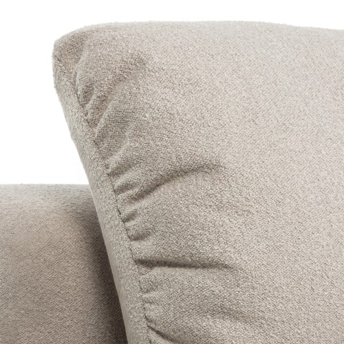 Moduł środkowy Agio 150 cm, szarobeżowy, boucle