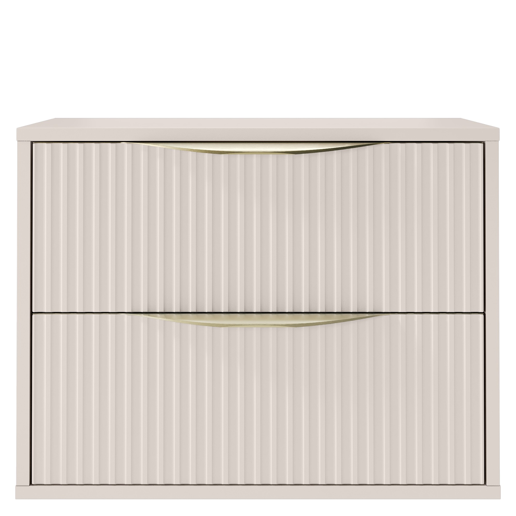 Szafka pod umywalkę Avila 2.0 60 cm, złote uchwyty, kaszmir