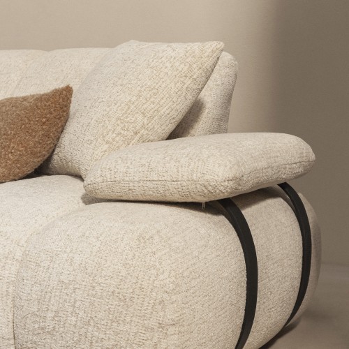 Sofa modułowa Presto regulowane oparcie, jasnobeżowa