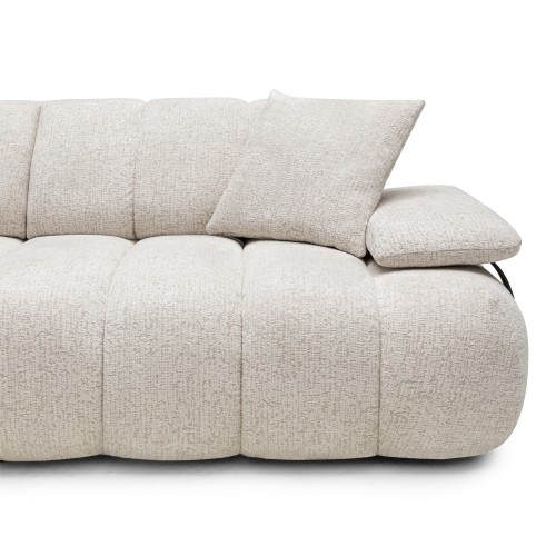 Sofa modułowa Presto regulowane oparcie, jasnobeżowa