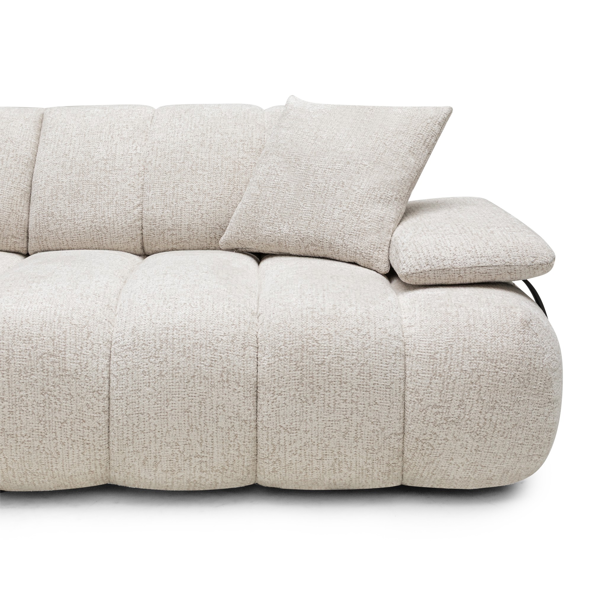 Sofa modułowa Presto regulowane oparcie, jasnobeżowa