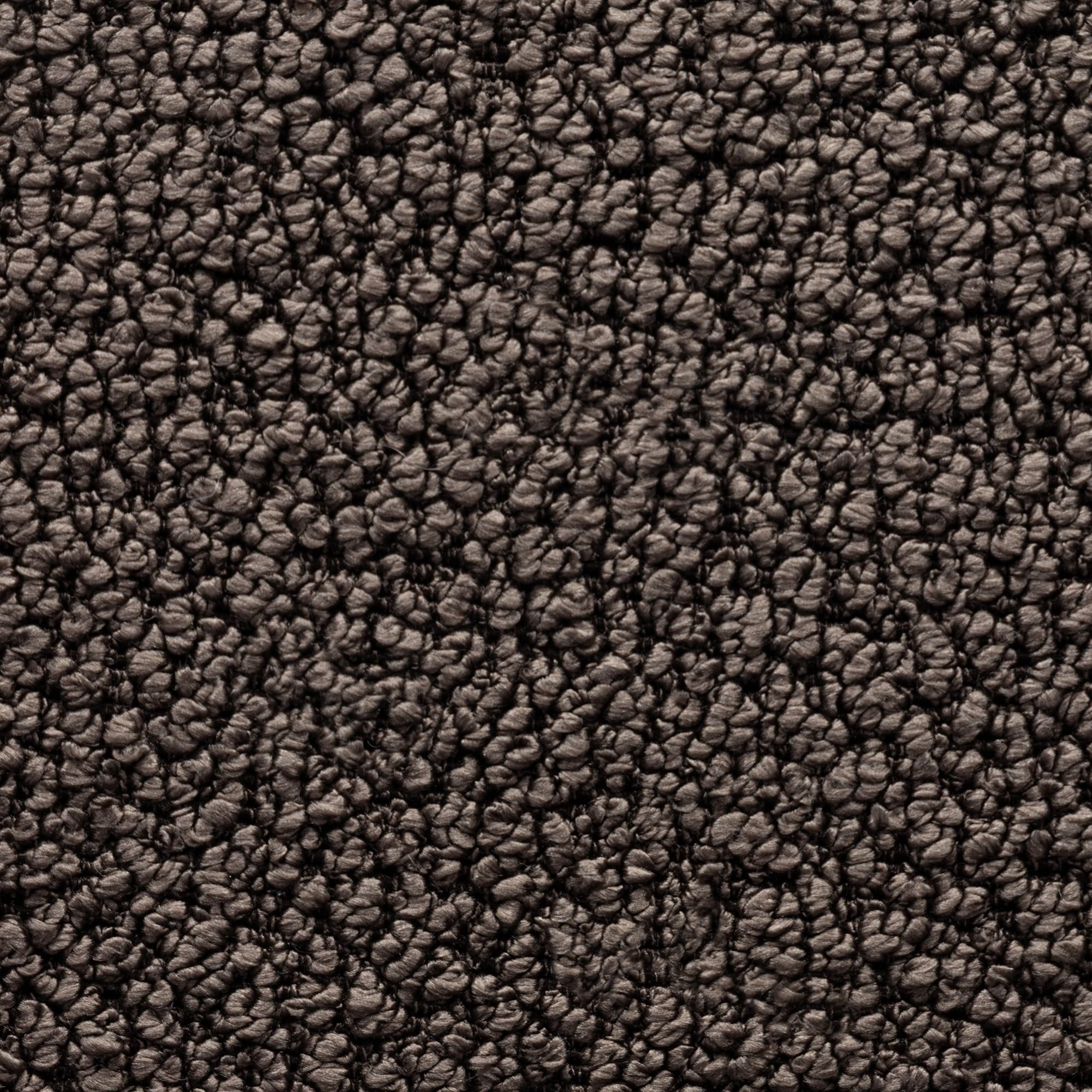 Fotel obrotowy Yato, ciemnobrązowy boucle, do salonu/jadalni