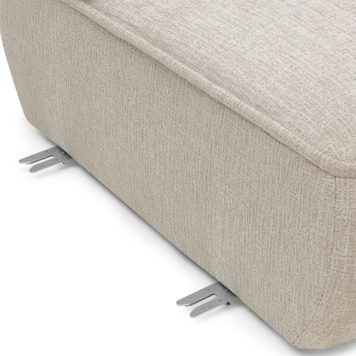 Narożnik modułowy Savio 260 cm, lewy, regulowane oparcie, obły, beż
