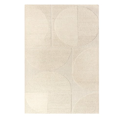 Dywan Morin, tuftowany, wełniany, kremowy, 190x290 cm