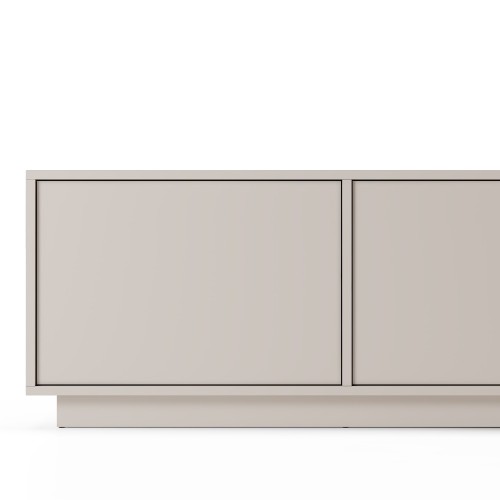 Szafka RTV 220 cm Japandi kaszmirowa