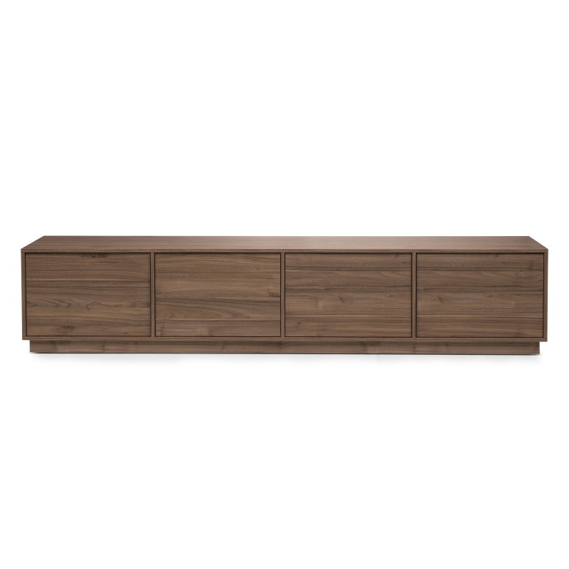 Szafka RTV 220 cm Japandi orzech royal – szafka pod telewizor