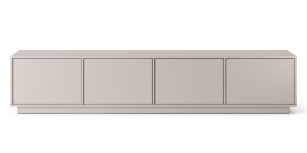 Szafka RTV 220 cm Japandi kaszmirowa
