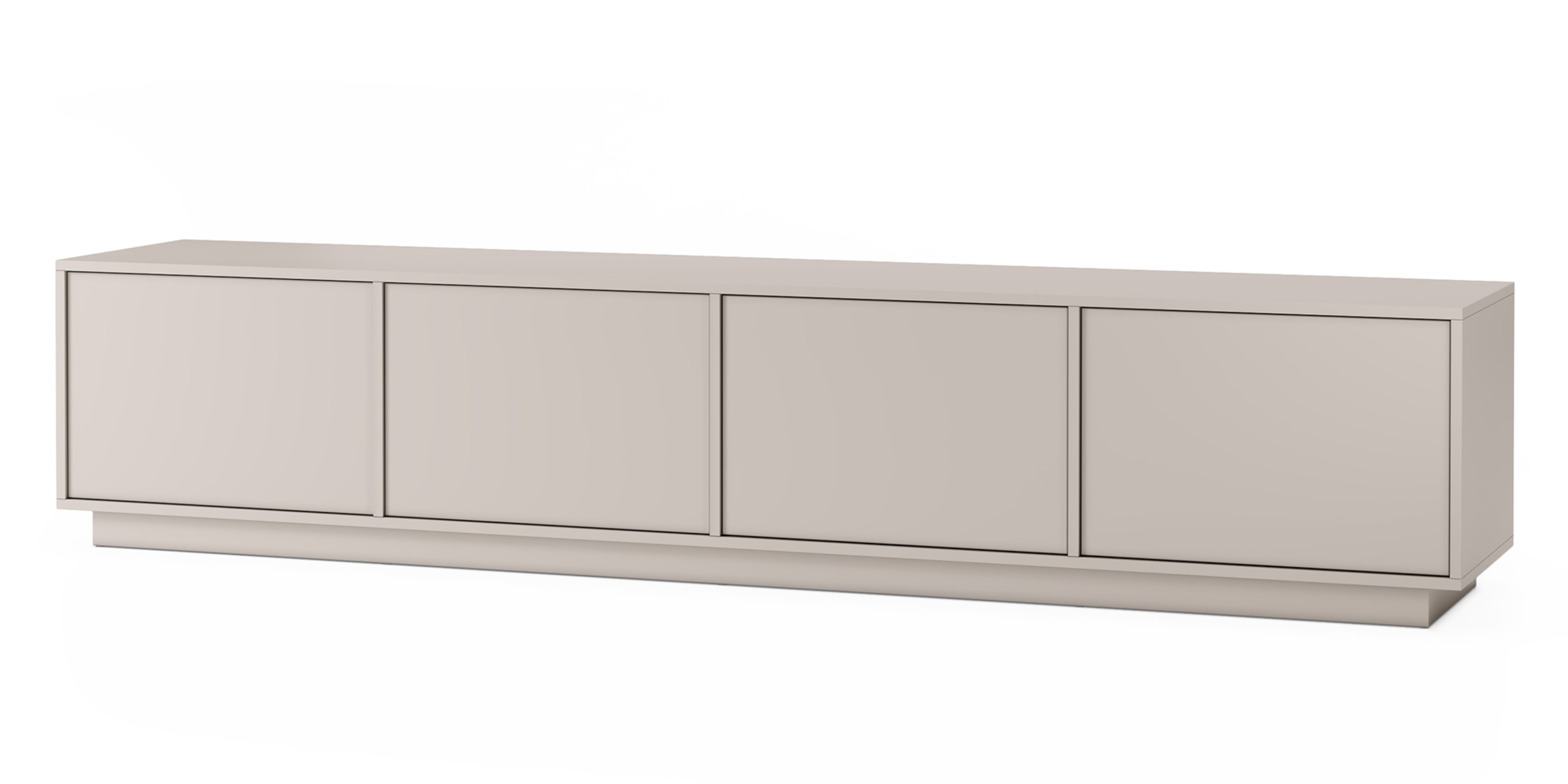 Szafka RTV 220 cm Japandi kaszmirowa