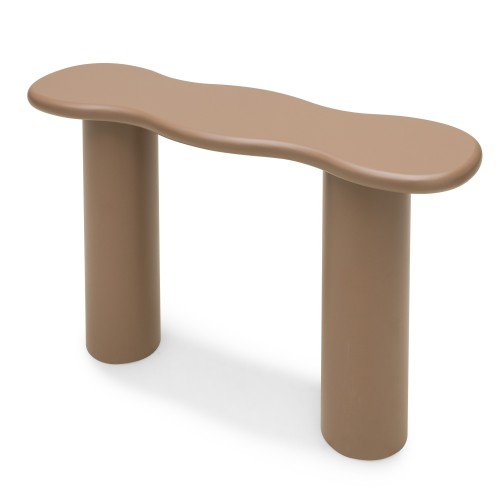 Konsola/biurko Vanity, 120 cm, jasnobrązowa/mocha