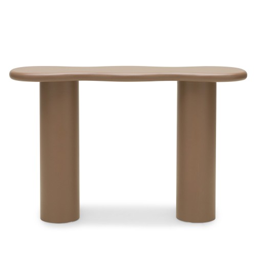 Konsola/biurko Vanity, 120 cm, jasnobrązowa/mocha
