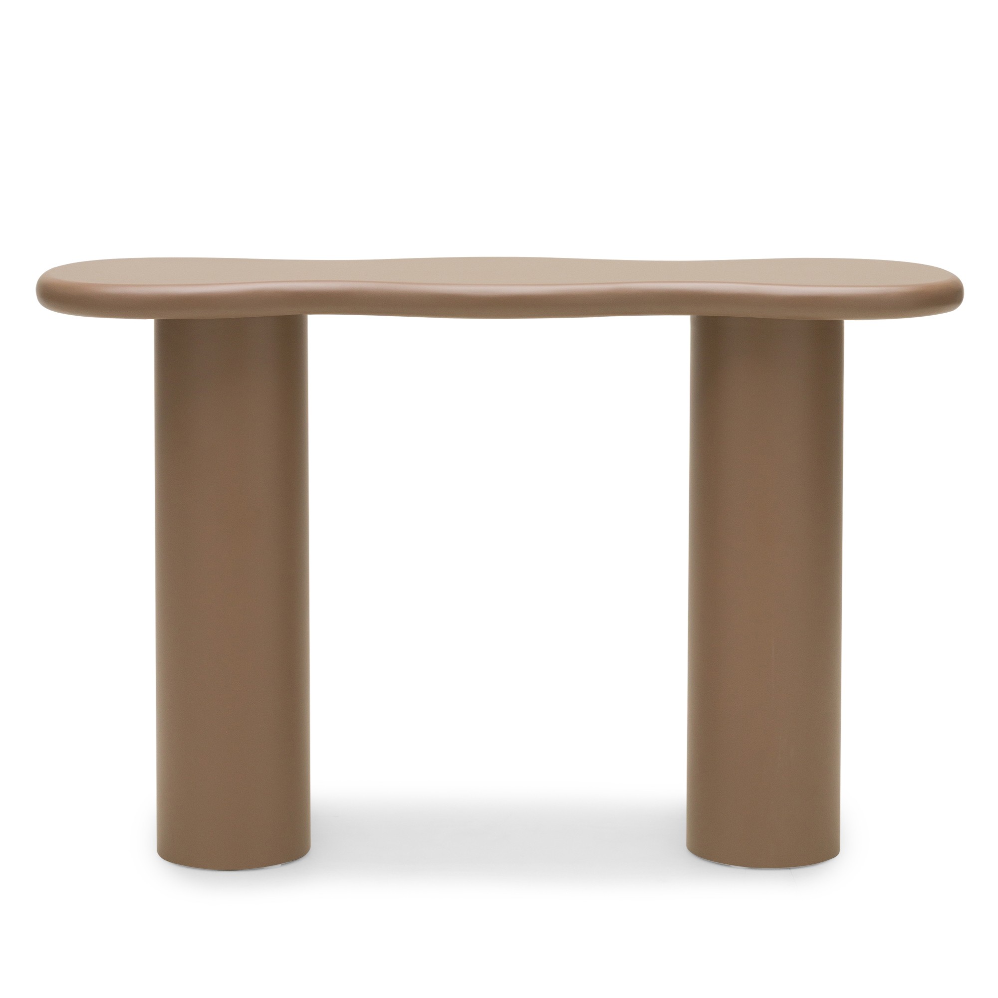 Konsola/biurko Vanity, 120 cm, jasnobrązowa/mocha