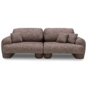 Sofa dwuosobowa Fragola Comfort modułowa, brązowa, obła