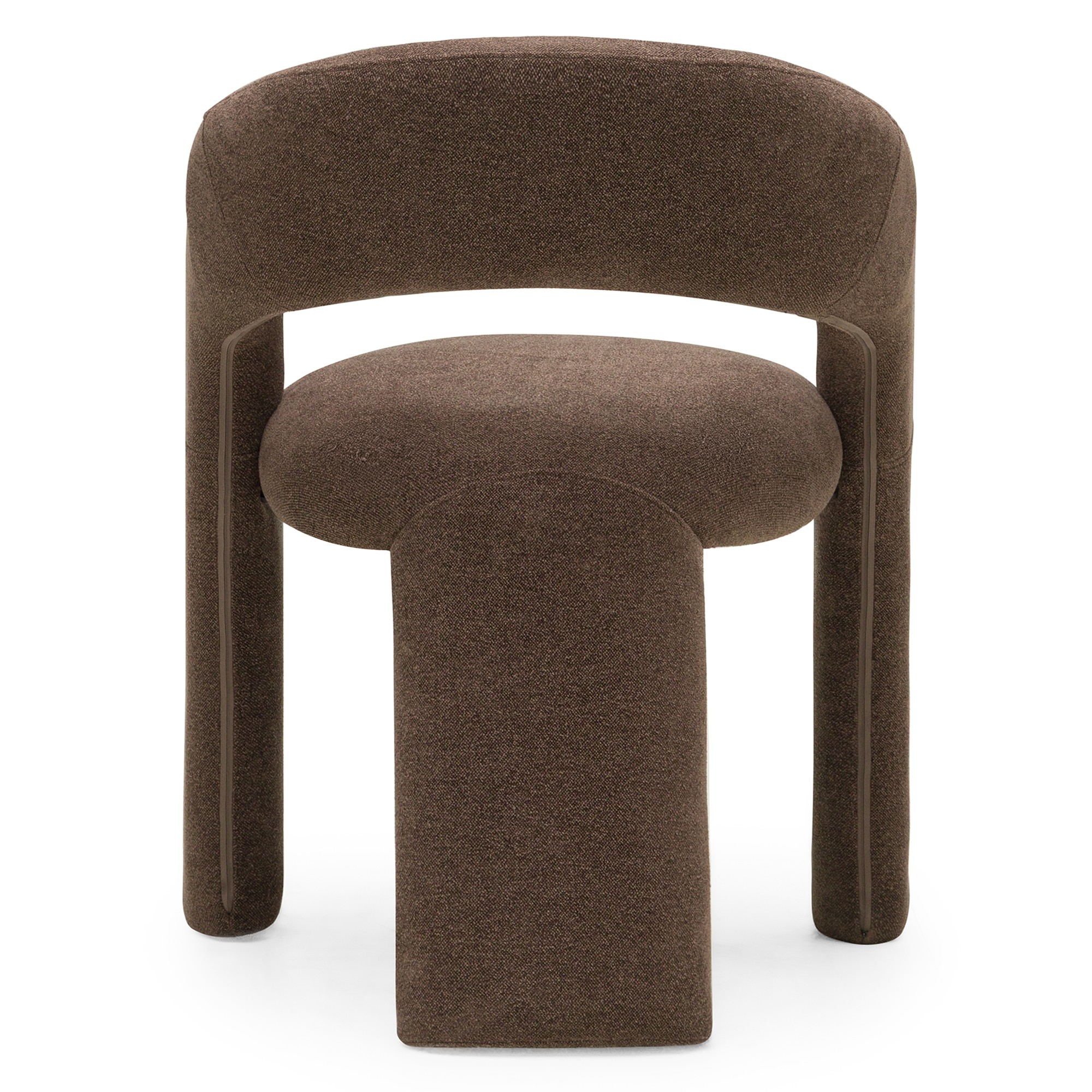 Fotel tapicerowany Elise – brązowa elegancja do salonu