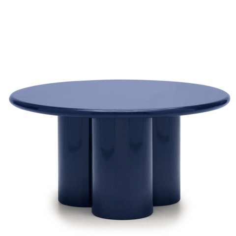 Stolik kawowy Everett 80 cm, kobaltowy, glossy