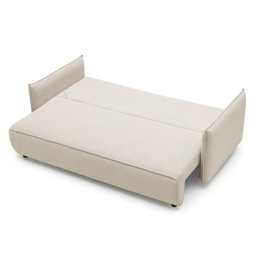 OU-2957 Sofa rozkładana Sofino z pojemnikiem, jasnobeżowa