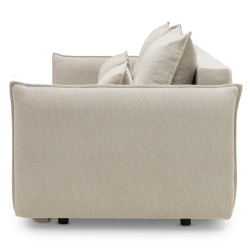 OU-2957 Sofa rozkładana Sofino z pojemnikiem, jasnobeżowa