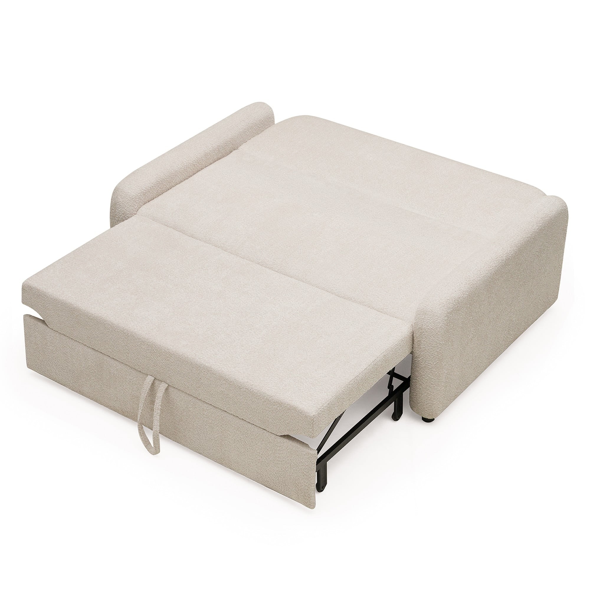 OU-2982 Sofa z funkcją spania Luno Maxi jasnobeżowa boucle