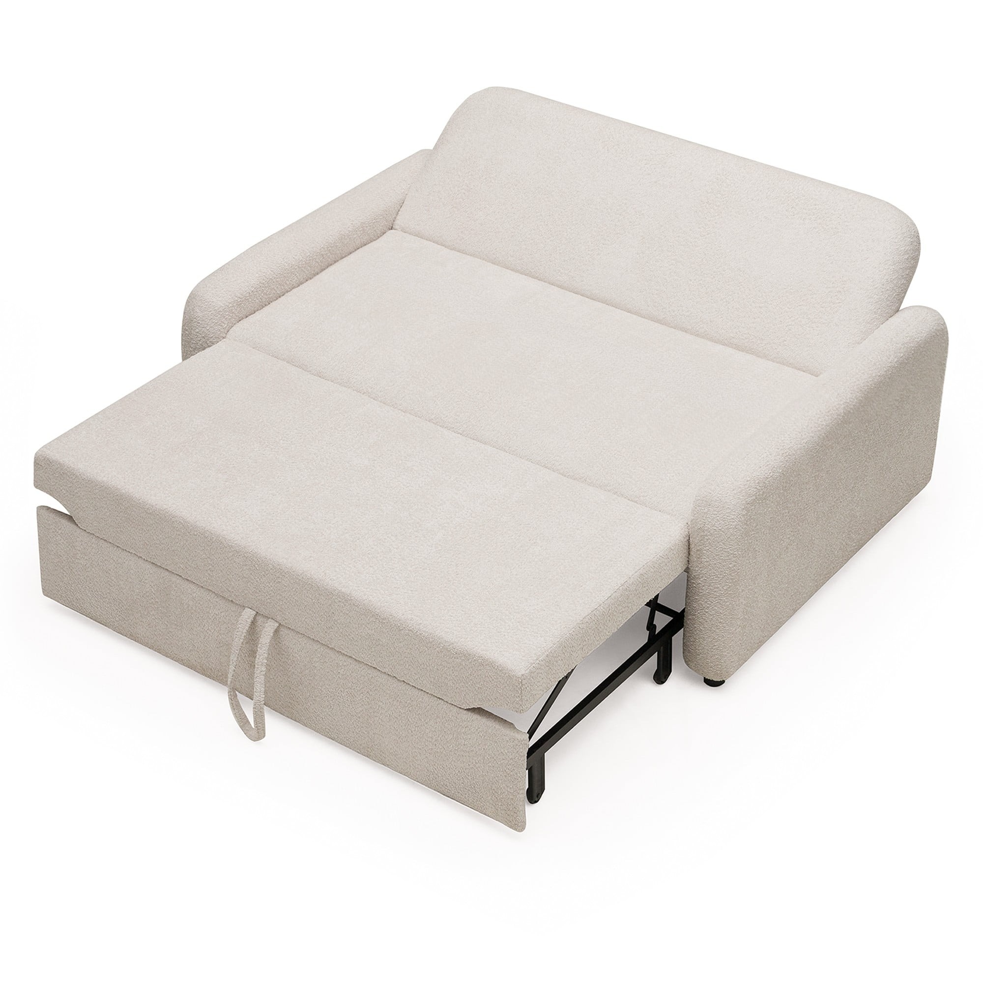 OU-2982 Sofa z funkcją spania Luno Maxi jasnobeżowa boucle