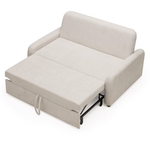 OU-2982 Sofa z funkcją spania Luno Maxi jasnobeżowa boucle