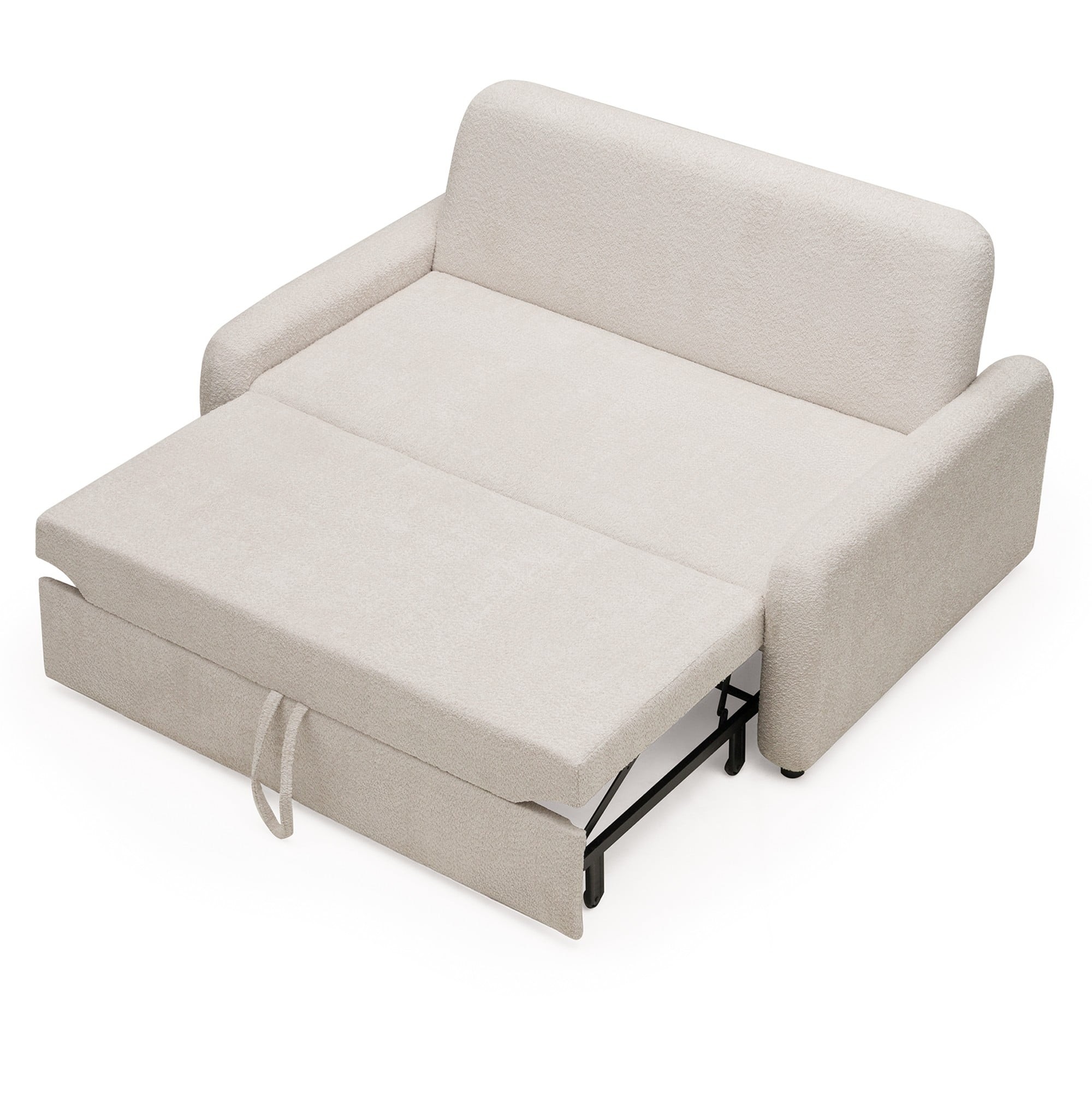 OU-2982 Sofa z funkcją spania Luno Maxi jasnobeżowa boucle