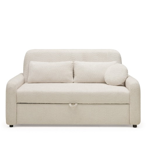 OU-2982 Sofa z funkcją spania Luno Maxi jasnobeżowa boucle