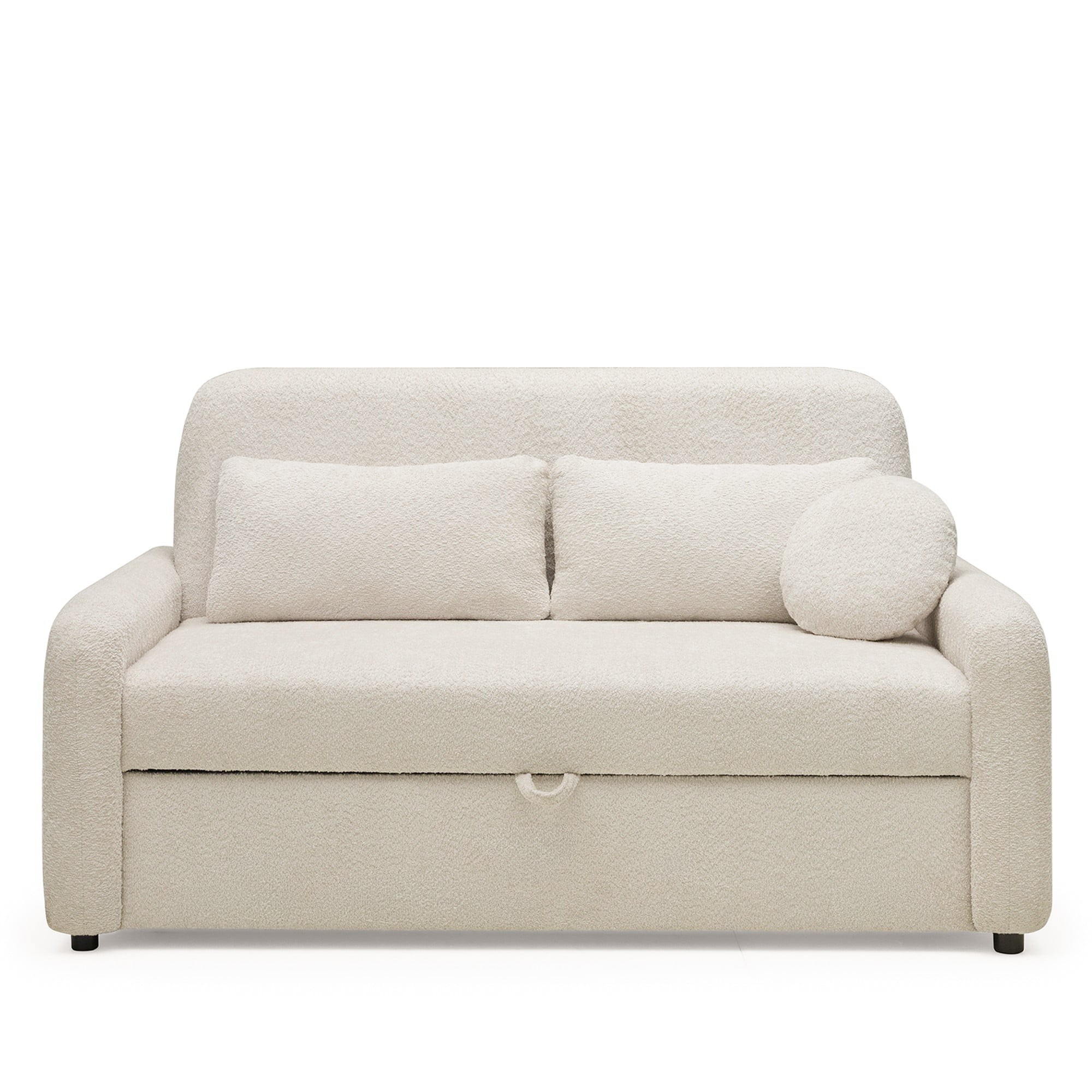 OU-2982 Sofa z funkcją spania Luno Maxi jasnobeżowa boucle