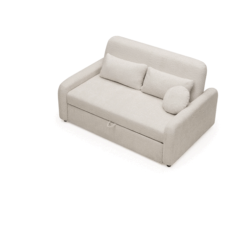 OU-2982 Sofa z funkcją spania Luno Maxi jasnobeżowa boucle