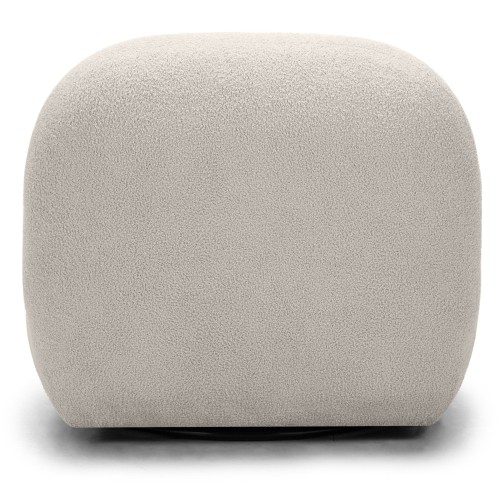 OU-3044 Fotel obrotowy Mikado, jasnobeżowy, boucle, obłe