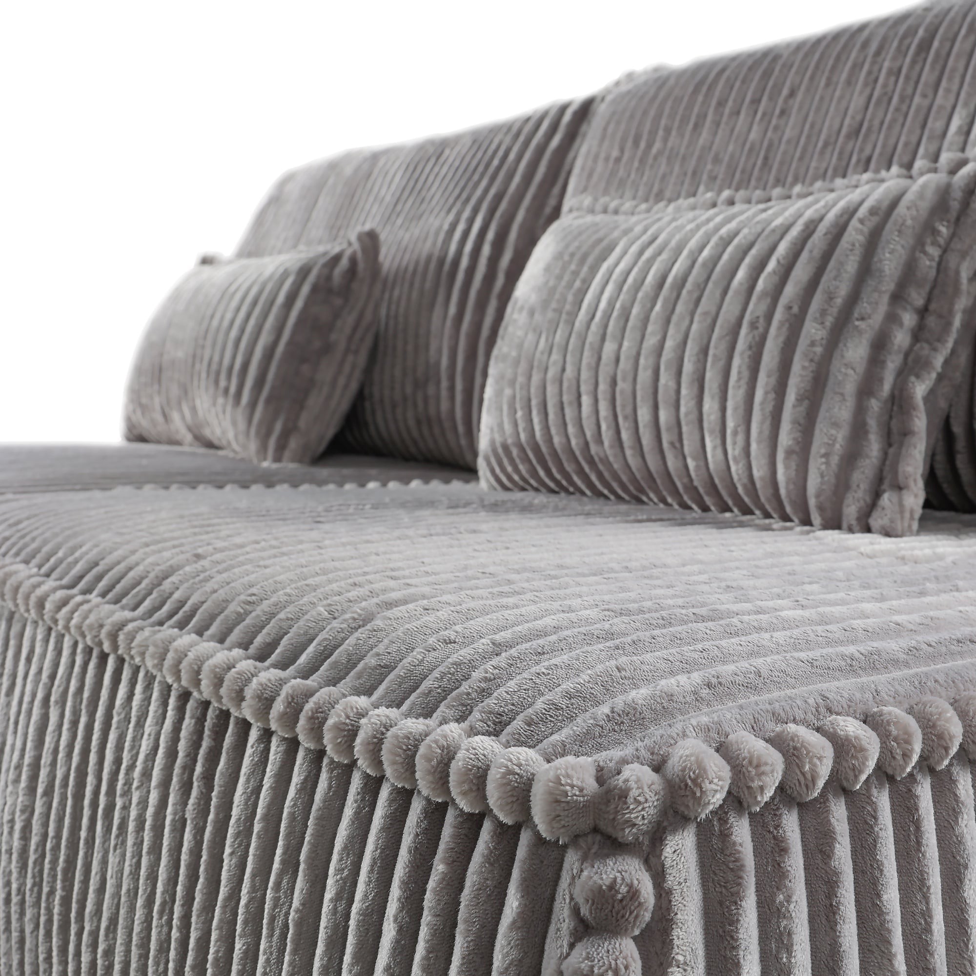 OU-3035 Sofa rozkładana Sofuto z pojemnikiem, ciemnoszara, sztruks