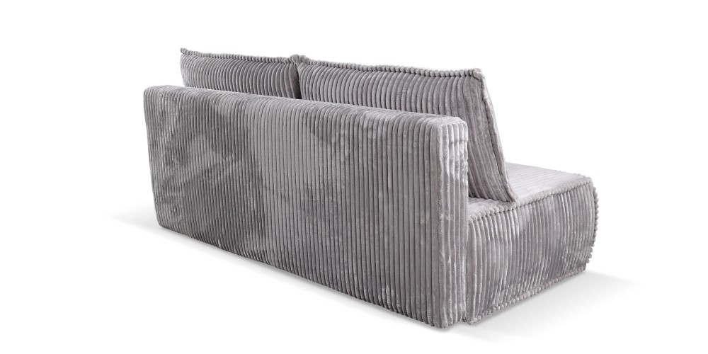 OU-3035 Sofa rozkładana Sofuto z pojemnikiem, ciemnoszara, sztruks