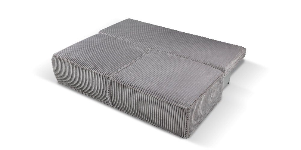 OU-3035 Sofa rozkładana Sofuto z pojemnikiem, ciemnoszara, sztruks