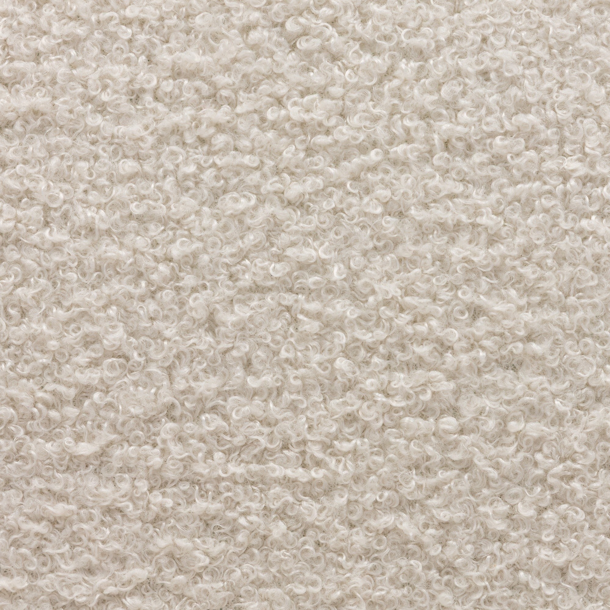 OU-3021 Fotel obrotowy Solla, jasnobeżowy, boucle, obłe kształty