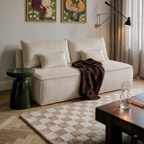 Stolik boczny Logan 40 cm,  oliwkowozielony, glossy