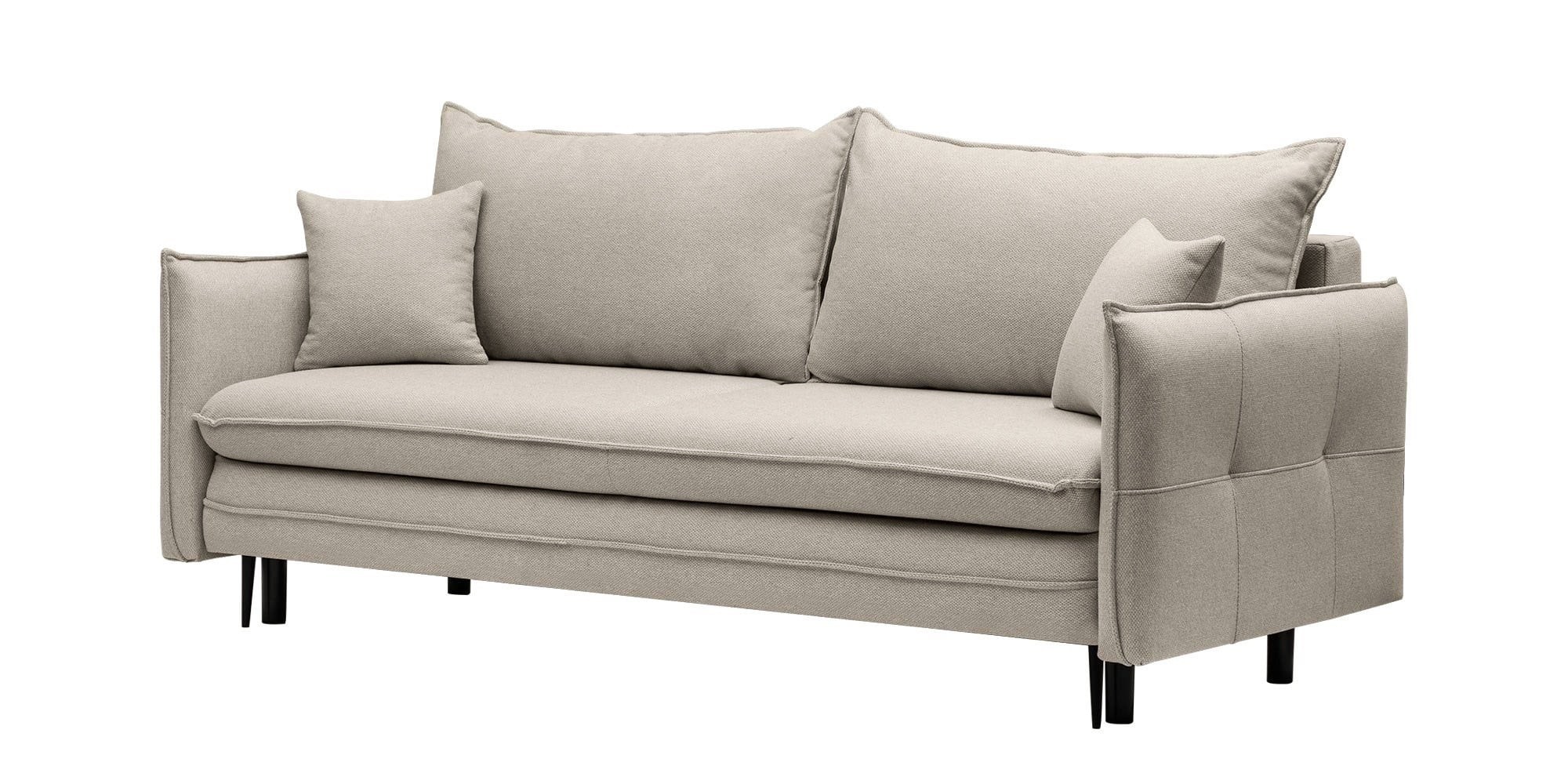 Sofa z funkcją spania i pojemnikiem Notti