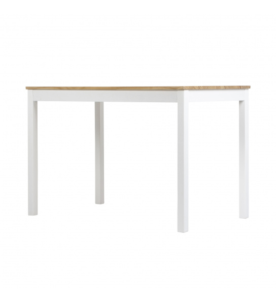 Zestaw stołowy Corbin II stół i cztery krzesła biały