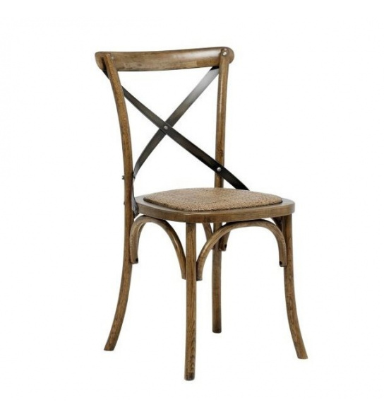 Krzesło do salonu Vintage brązowy