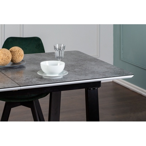 Stół rozkładany Taliso 160-220x90 cm szary