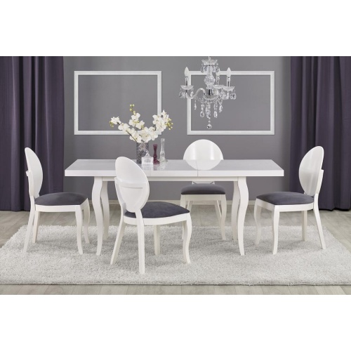 Stół rozkładany Barocco 170-200-230cm biały