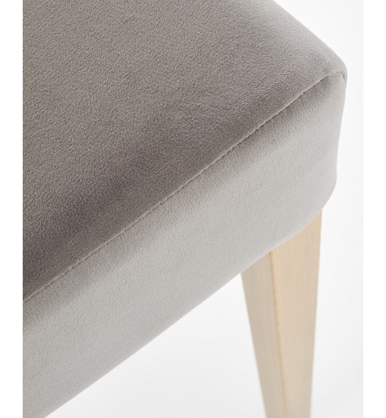 Krzesło drewniane Clarion szare/dąb miodowy nowoczesne