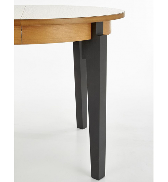 Stół rozkładany Sorbus 100-200x10 cm dąb miodowy/grafit do jadalni