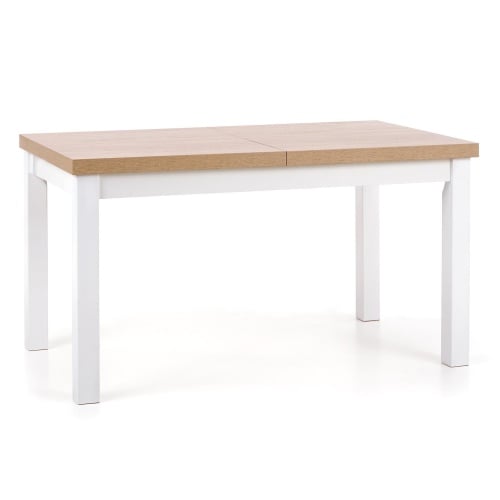 Stół rozkładany Tiago 140-220x80 cm biały/dąb sonoma do jadalni